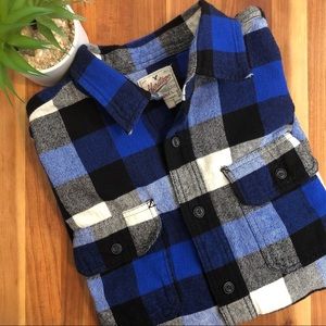 American Eagle Mens FLANNEL PAJAMA LOUNGE PANTS White Buffalo Check S M XL L